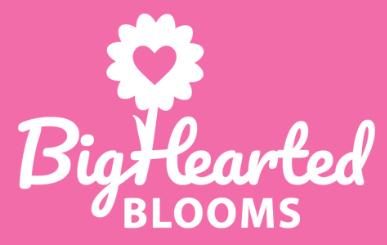 Big Hearted Blooms logo